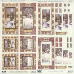 Buy 🎉 Reddy Creative Cards 3D Precut Sheet Winter in the Country 😍