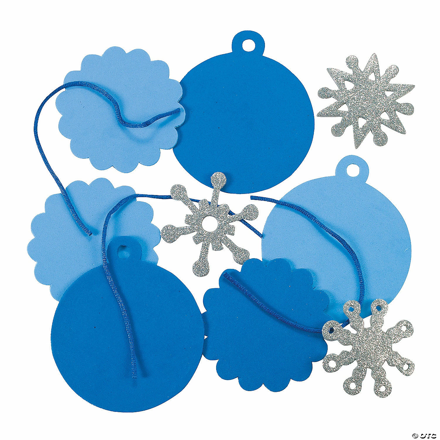 Buy ๐ Round Snowflake ๐ Christmas Ornament Craft Kit - Makes 12 ๐ - Image 2