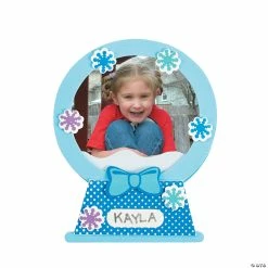 Buy ✨ Snow Globe Picture Frame Magnet 🔔 Christmas Craft Kit - Makes 12 👏