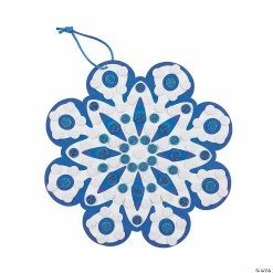 Hot Sale ๐ฏ Snowflake Glitter Mosaic Craft Kit- Makes 12 ๐