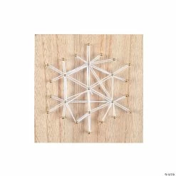 Budget 🧨 Snowflake String Art Craft 🎁
