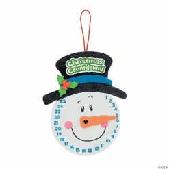 Deals 👍 Snowman 🎄 Christmas Countdown Sign Craft Kit- Makes 12 🔥