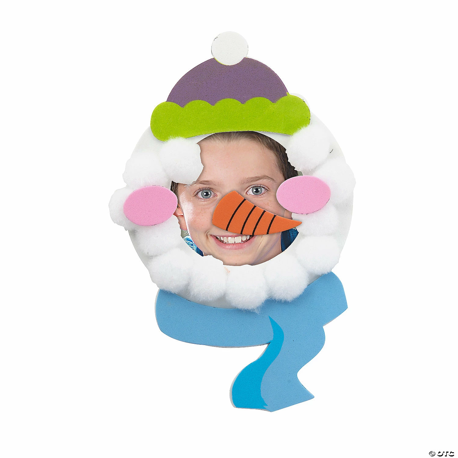 Buy ๐ฅฐ Snowman Face Picture Frame Magnet Craft Kit - Makes 12 ๐