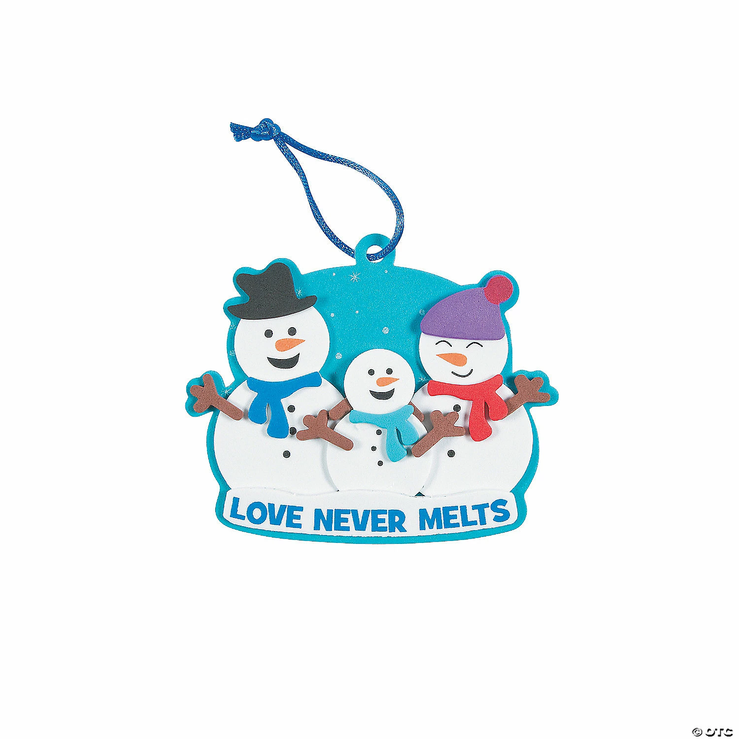 Wholesale ๐ Snowman Family Ornament Craft Kit - Makes 12 ๐
