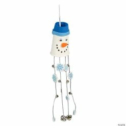 Flash Sale ๐ฏ Snowman Paper Cup Wind Chime with Bells Craft Kit - Makes 6 ๐ฅ
