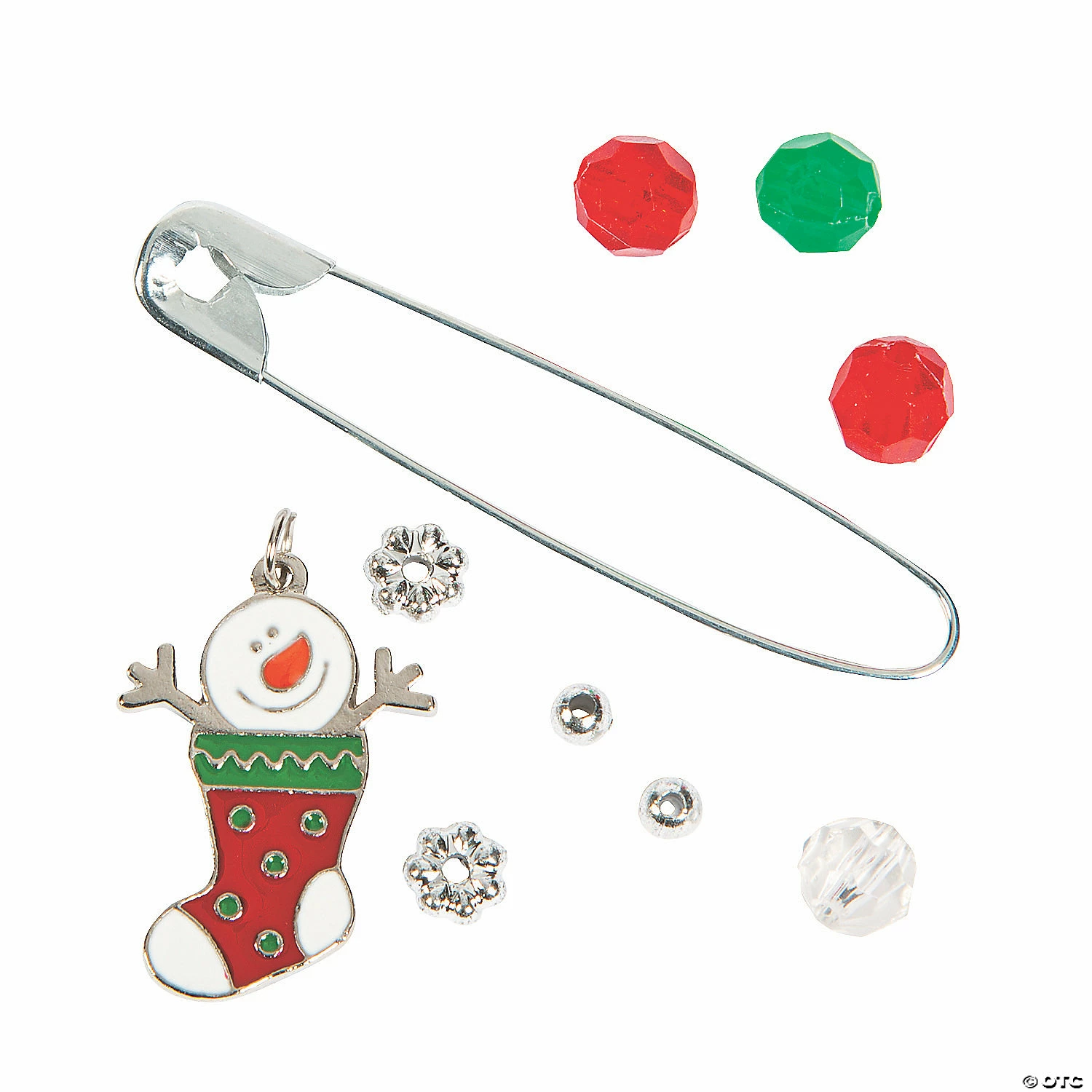 Coupon ๐คฉ Snowman Stocking Beaded Charm Pin Craft Kit - Makes 12 ๐ - Image 2