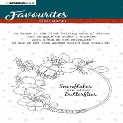 Promo 😀 Studio Light Clear Stamp Winter's Favourites 105x148mm nr506 😀
