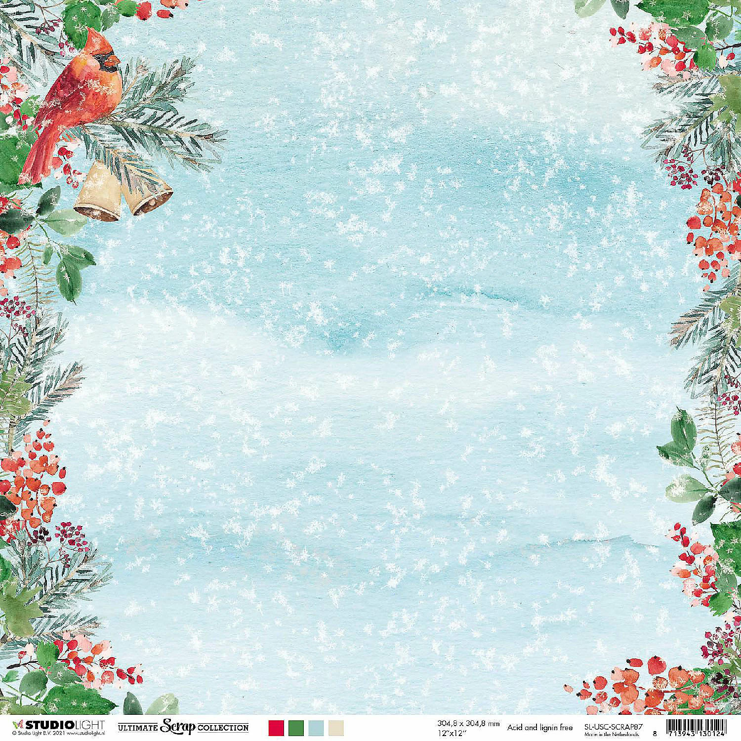 Hot Sale 🔥 Studio Light SL Scrap 200gr Ultimate Scrap Winter Collection 3048x3048x02mm 1 sh nr87 🌟