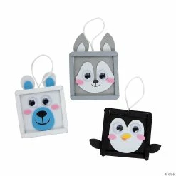 New ⌛ Winter Animals Craft Stick Ornament Craft Kit - Makes 12 🤩