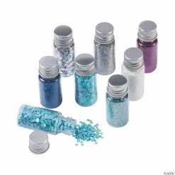 Buy 🌟 Winter Glitter Assortment in Jars - 8 Pc. 😉
