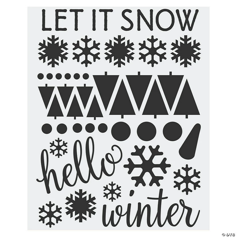 Best Sale π Winter Mason Jar Decals - 24 Pc. β