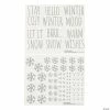 Best Pirce 😍 Winter Ornament Decal Sticker Sheets - 6 Sheets ⌛