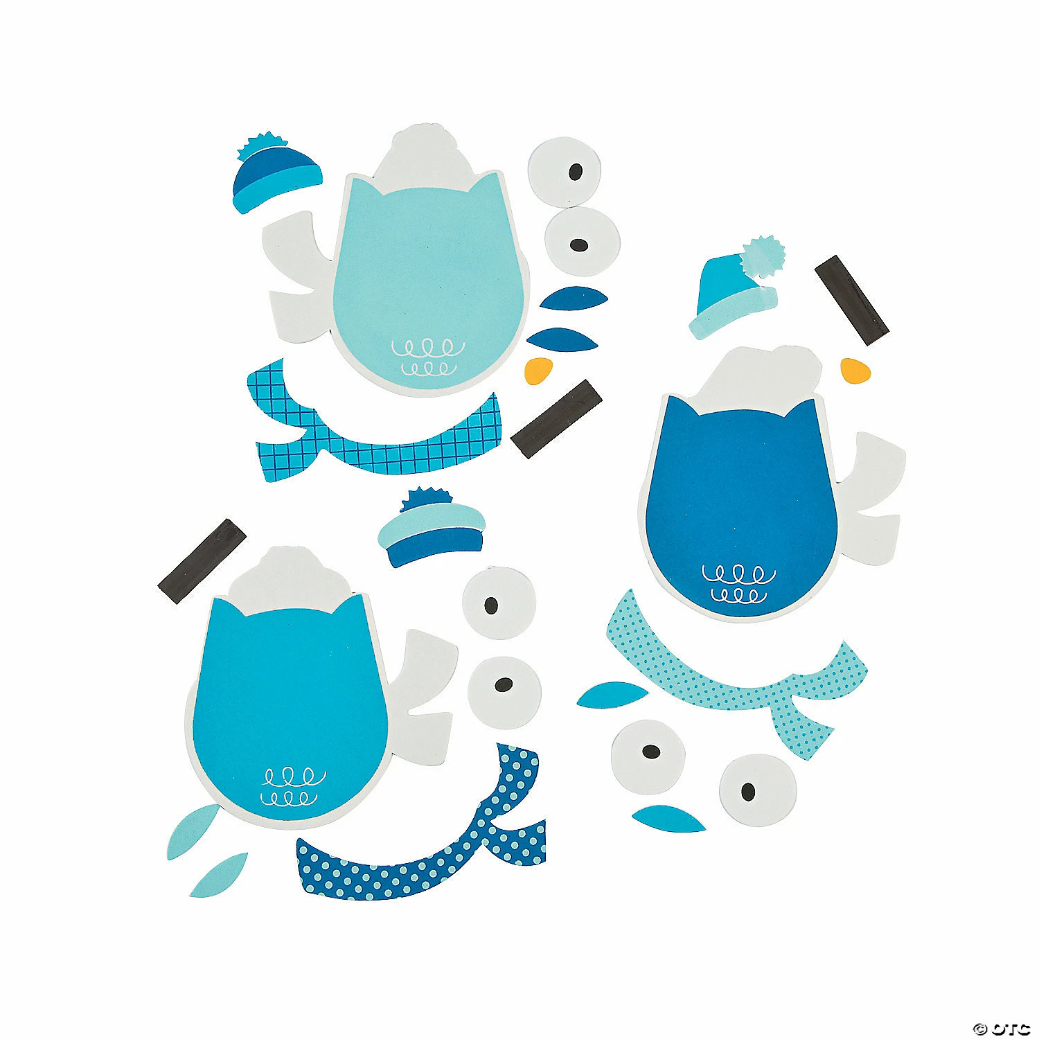 Deals π Winter Owl Magnet Craft Kit - Makes 12 β€οΈ - Image 2