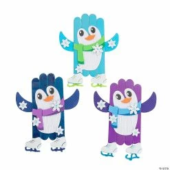 Cheap 🛒 Winter Penguin Craft Stick Craft Kit - Makes 12 🤩