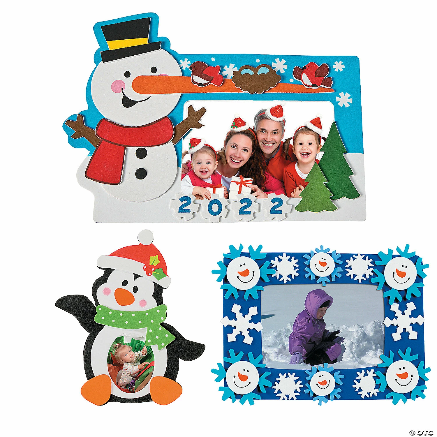 Promo π Winter Picture Frame Magnet Craft Kit Assortment - Makes 144 π