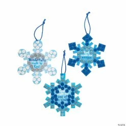 Budget 🔔 Winter Snowflake Faith Craft Kit - Makes 12 😀