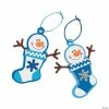 Cheapest 🎉 Winter Snowman Stocking 🎅 Christmas Ornament Craft Kit - Makes 12 😍