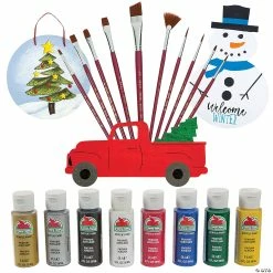 Hot Sale ❤️ Winter Wooden Sign Craft Kit Assortment - Makes 3 🛒