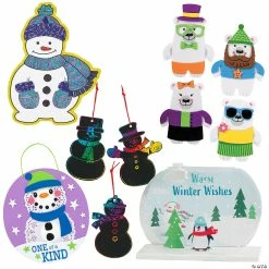 Best deal 🥰 Wonderful Winter Craft Kit Assortment - Makes 72 💯