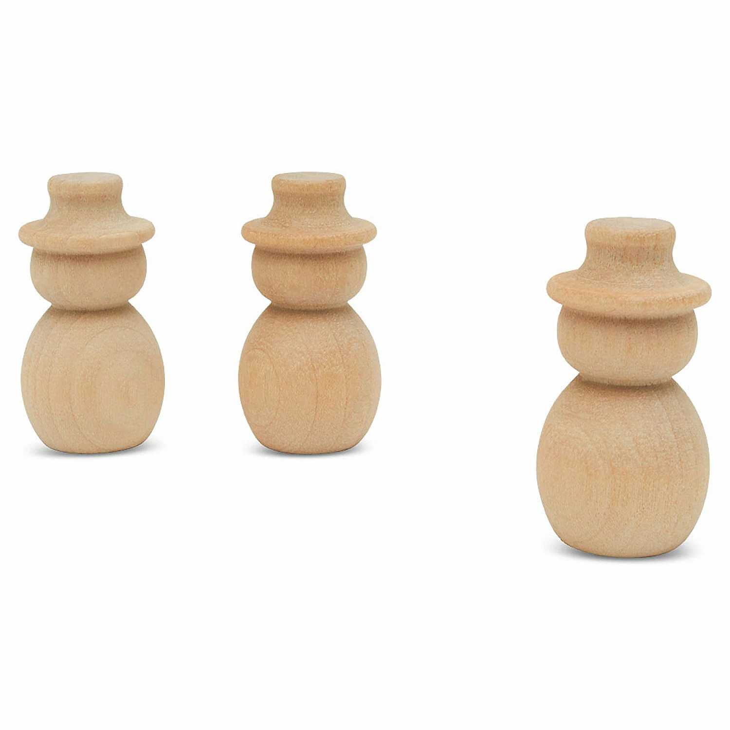 Buy π₯° Woodpeckers Crafts, DIY Unfinished Wood 1-13/32" Snowman Peg Dolls, Pack of 100 β - Image 2