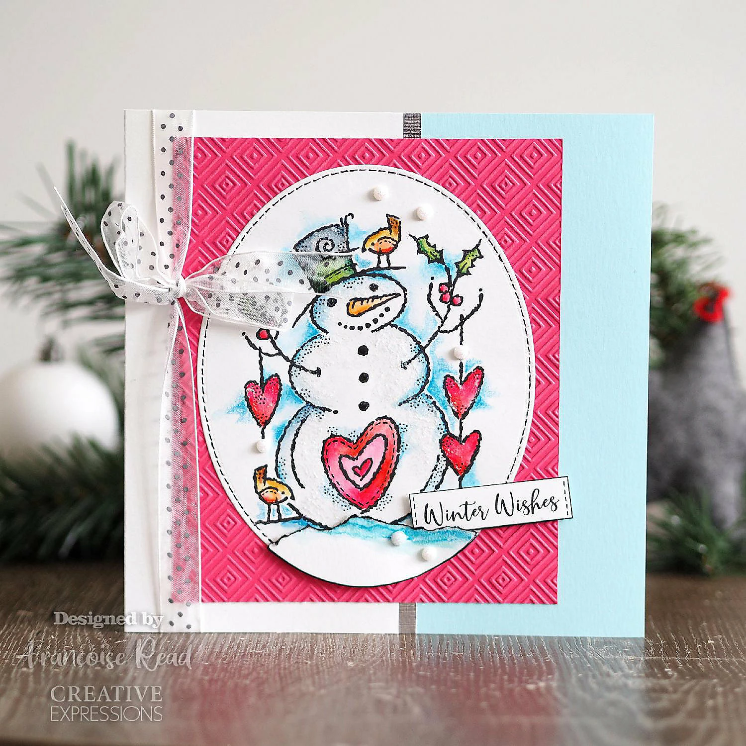 Best deal π₯° Woodware Craft Collection Woodware Clear Singles Loving Snowman 4 in x 6 in Stamp β - Image 3