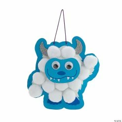 Discount ✔️ Yeti Pom-Pom Ornament Craft Kit - Makes 12 ✨